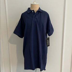 Tuckernuck Navy Pique Teller Polo Dress, S, NWT, 100% Cotton
